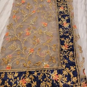 Indian Party Wear Sari/Saree Gray